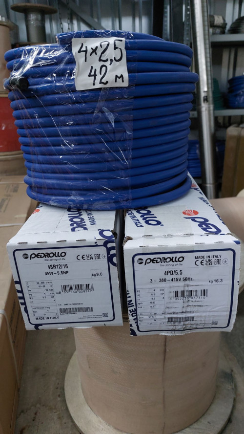 Pedrollo 4SR 12/16-PD- 4,0квт скважиный насос  ​Скважинный насос Pedrollo 4SR12/16 PD выполнен из нержавеющий стали и оснащен пескостойкими колесами. У нас вы можете приобрести данный насос с доставкой или самовывозом. Гарантия на насос 2 года.