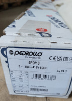 Двигатель 7,5 квт Pedrollo PD10  диаметр 4" в наличии