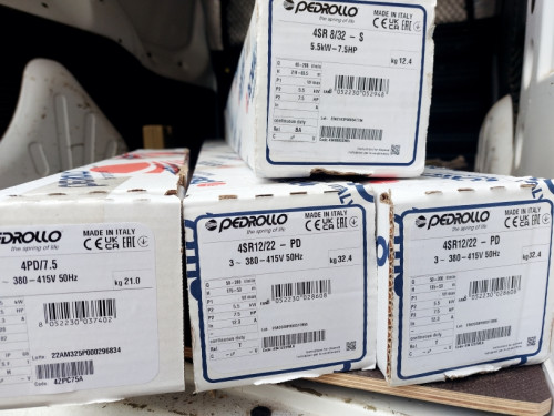 Pedrollo 4SR8/31 заменен на 4SR8/32-F-P 5,5квт,H-200м Скважинный насос Pedrollo 4SR8/31 предназначен дляскважин с внутренним диаметром от 101 ммМаксимальная высота подъема 205 метровМаксимальная производительность 12 м3/чНапряжение: 380В&nbsp;