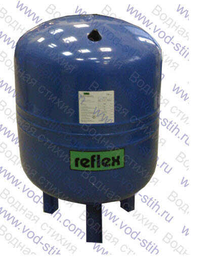 Гидроаккумулятор Reflex DE 80 литров (бак мембранный) Гидроаккумулятор (бак мембранный) Reflex DE 80 литров используется для систем водоснабжения.
Баки Reflex DE с заменяемой  мембраной, которая всегда имеется в  продаже.
Корпус   гидробака  изготовлен  из стали, встроенная мембрана  марки BUTYL