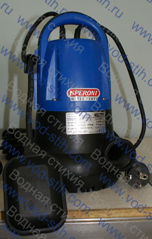 Дренажный насос Speroni (Marina) STF 400/HL Дренажный насос STF 400 Speroni с  поплавковым выключателем для откачивания ливневых , дренажных вод
Корпус  насос из высокопрочных полимерных материалов.